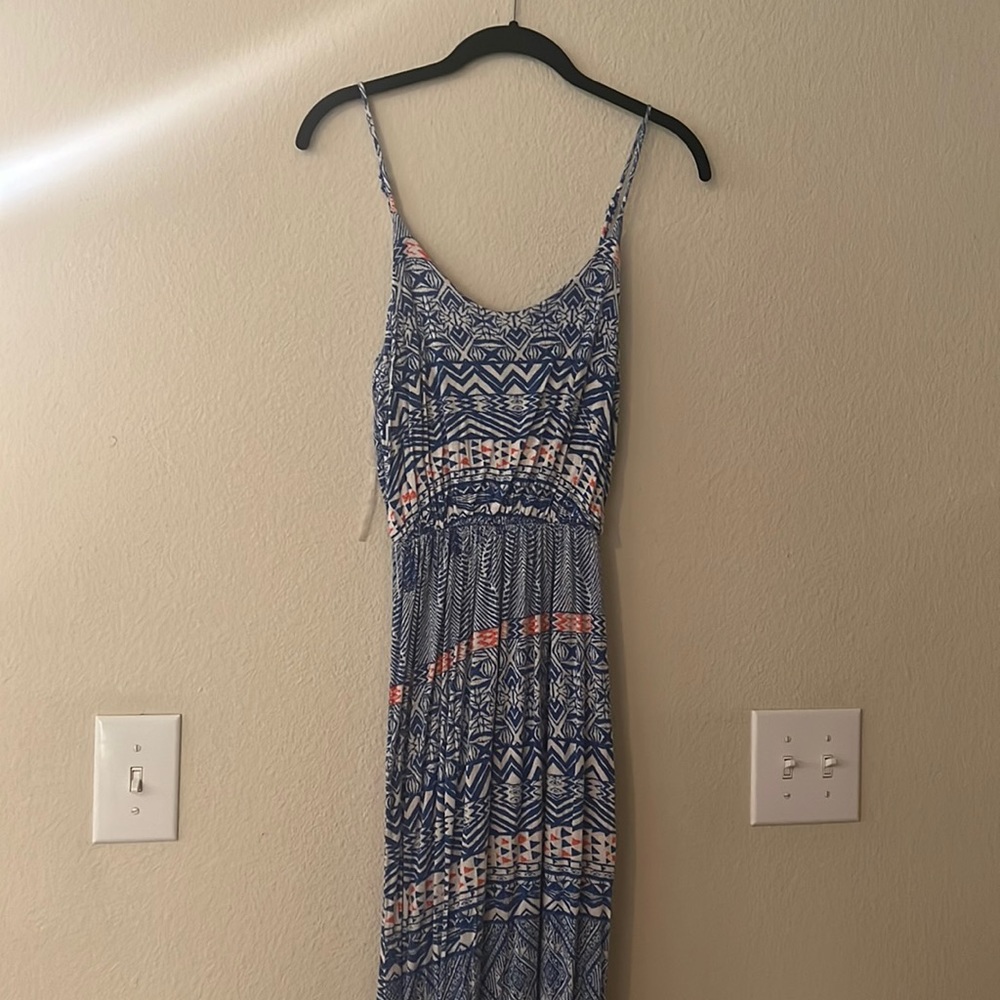 Tribal print maxi dress